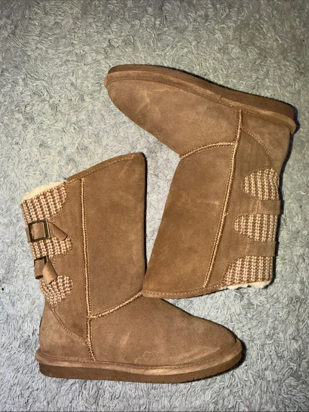 BearPaw chestnut suede